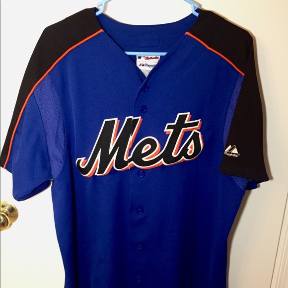 Majestic Other - MLB Mets Team Jersey by Majestic Blue Orange